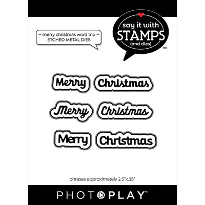 Photo Play Paper: Say It With Stamps - Dies