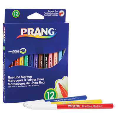 Classic Art Marker Set, Fine Line - 12 Colors