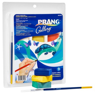 Prang: Paints And Watercolors - Gallery Tempera Cakes