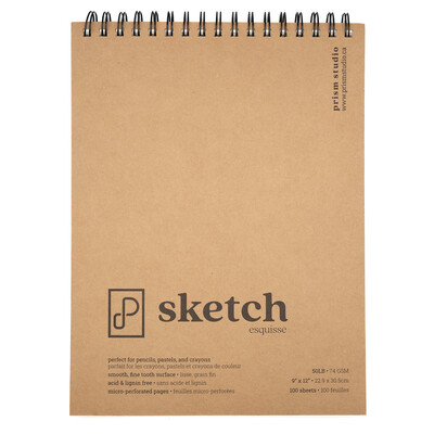 Sketch Paper Pad, 9" x 12"