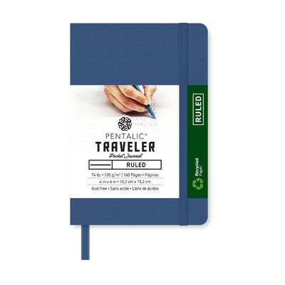 Pentalic: Traveler Pocket Journal - Ruled