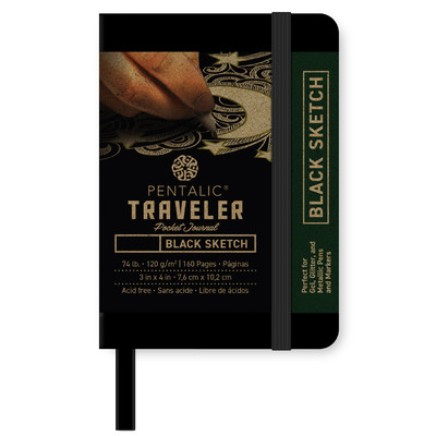 Pentalic: Traveler Pocket Journal - Midnight