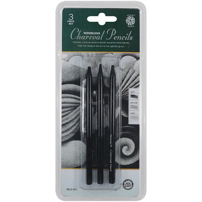 Pentalic: Artist Tools - Woodless Charcoal Pencils