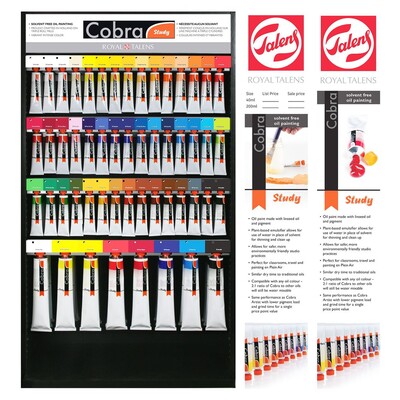 Royal Talens: Cobra - Study Water Mixable Oil Colors