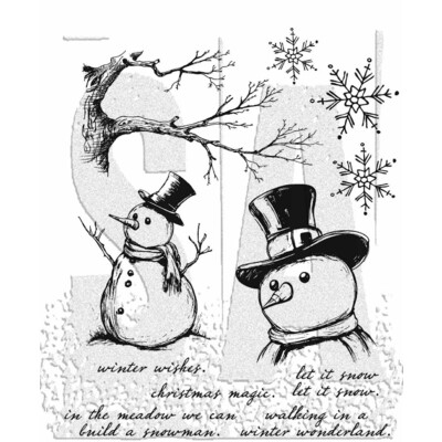 Cling Stamp, Mr. Frostie