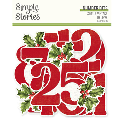 Simple Stories: Bits And Pieces - Number