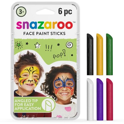 Face Painting Sticks (Set of 6), Rainbow