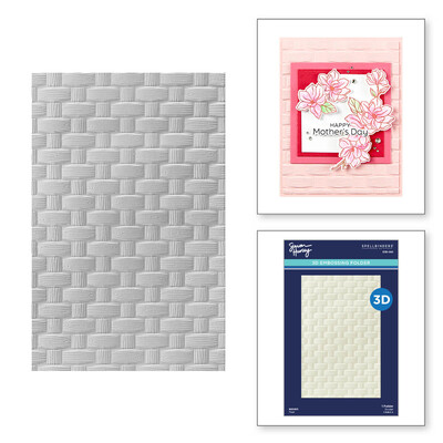 3D Embossing Folder, Spring Sampler - Woven