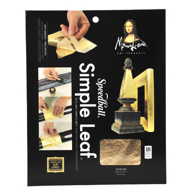 Speedball: Mona Lisa Metal Leaf - Simple Leaf