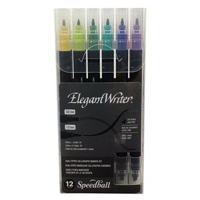 Speedball: Calligraphy And Illustration - Elegant Writer Dual Tipped Marker Set
