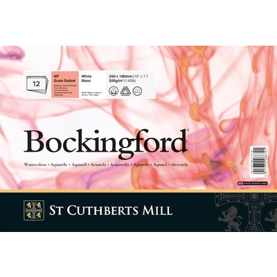 St Cuthberts Mill: Bockingford - Hot Pressed Watercolour Paper Pads