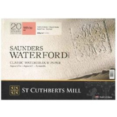 St Cuthberts Mill: Saunders Waterford - Hot Pressed Watercolour Paper Blocks