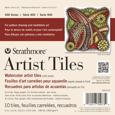 Strathmore: Blank Cards - Artist Tiles