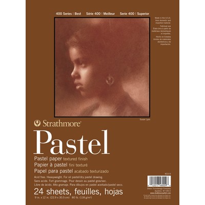 400 Series Pastel Pad, Assorted Colors - 9" x 12"