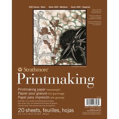 400 Series Heavyweight Printmaking Pad, 8" x 10"