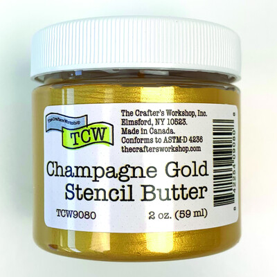 Stencil Butter, Champagne Gold (2oz)