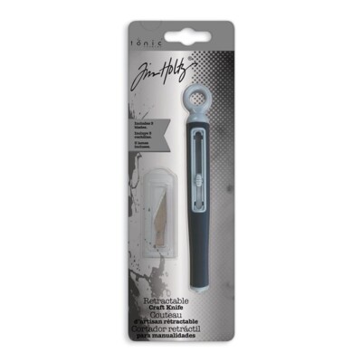 Tim Holtz Retractable Craft Knife, With 3 Blades