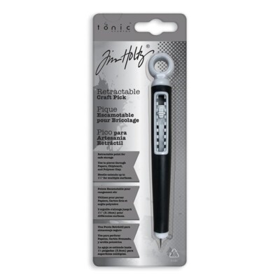 Tim Holtz Retractable Craft Pick, Black