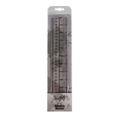 Tim Holtz Media Ruler, 12" x 2"