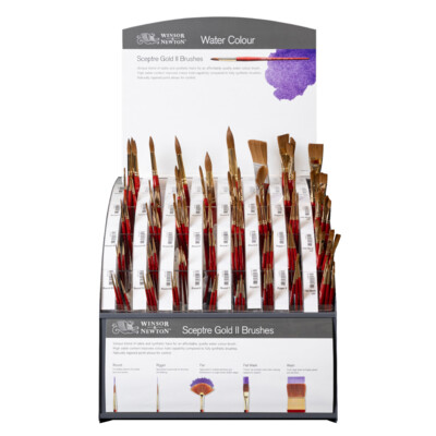 Winsor & Newton: Sceptre Gold II Brushes - Display