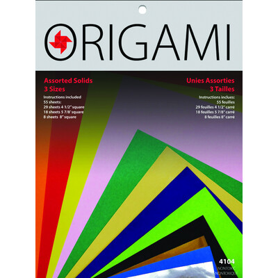 Origami Paper Assortment, Medium (55 sheets)