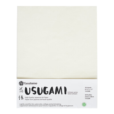 Usugami Paper, 8 1/2" x 11" (30 Sheets)