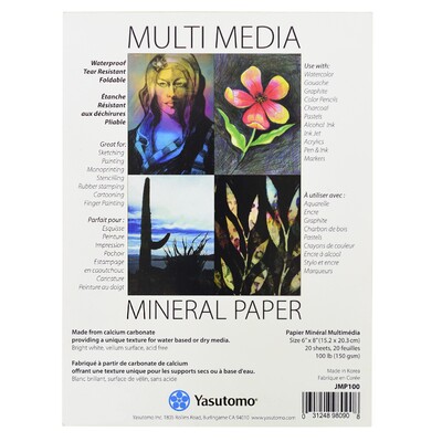 Mineral Paper Pad, 6" x 8" (20 Sheets)