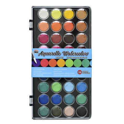 Niji Aquarelle Watercolor Set (36 Colors)