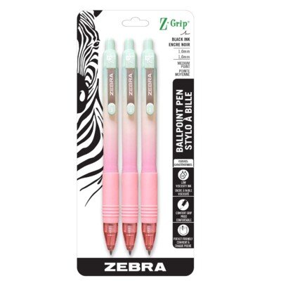 Zebra Pen: Z-Grip - Retractable Ballpoint Pen - Z-Grip Smooth Retractable