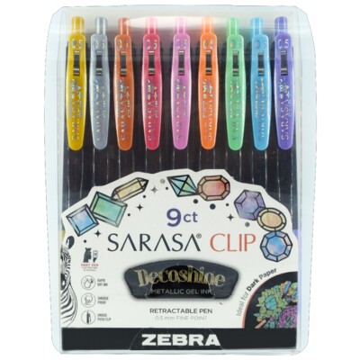 Zebra Pen: SARASA - Clip Retractable Gel Pen - SARASA Clip Decoshine