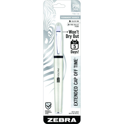 Zebra Pen: Steel - Permanent Marker